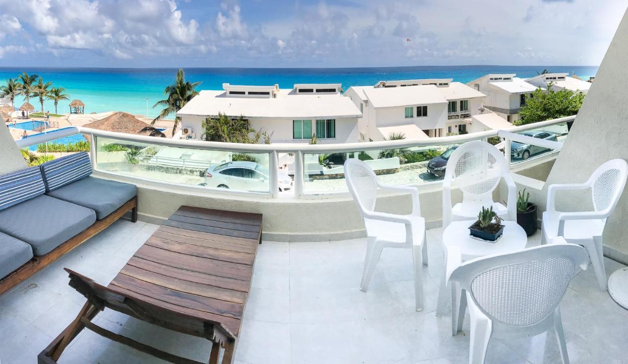 Apartment On The Beach With Terrace Ocean View, Brisas Cancun 01 By Beach & Ocean Apartments エクステリア 写真