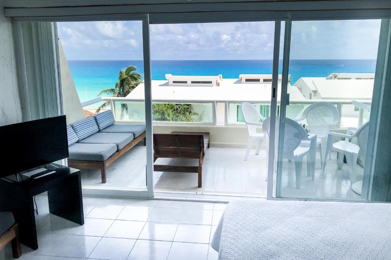 Apartment On The Beach With Terrace Ocean View, Brisas Cancun 01 By Beach & Ocean Apartments エクステリア 写真