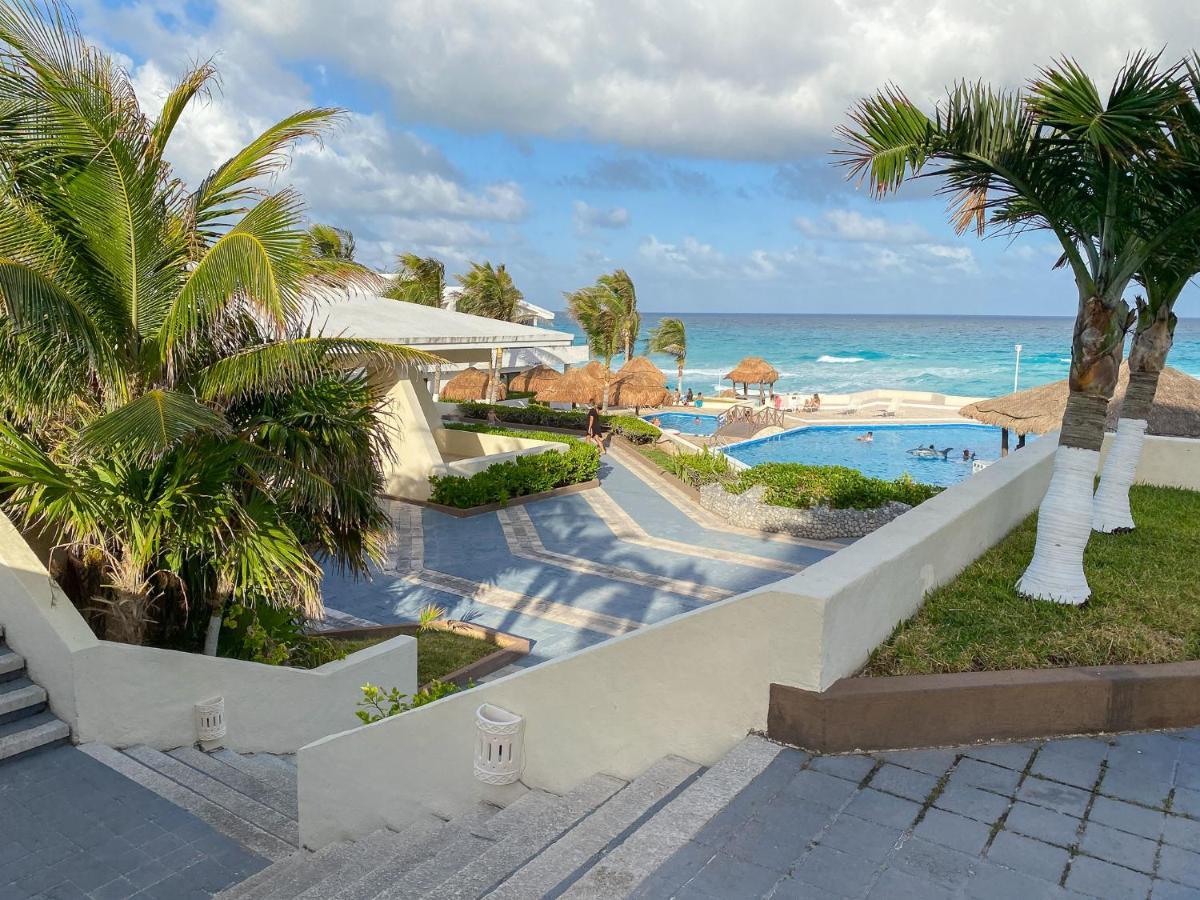 Apartment On The Beach With Terrace Ocean View, Brisas Cancun 01 By Beach & Ocean Apartments エクステリア 写真
