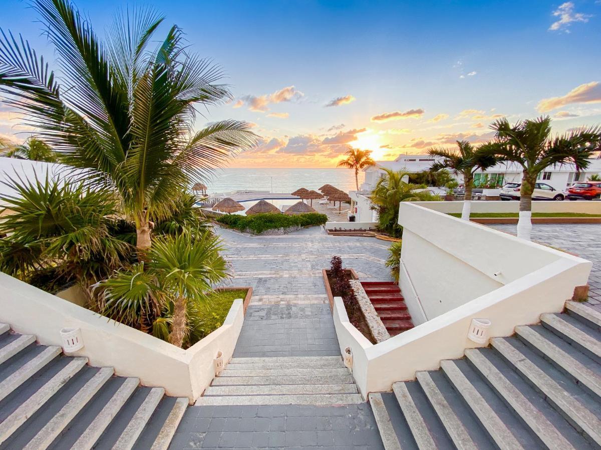 Apartment On The Beach With Terrace Ocean View, Brisas Cancun 01 By Beach & Ocean Apartments エクステリア 写真
