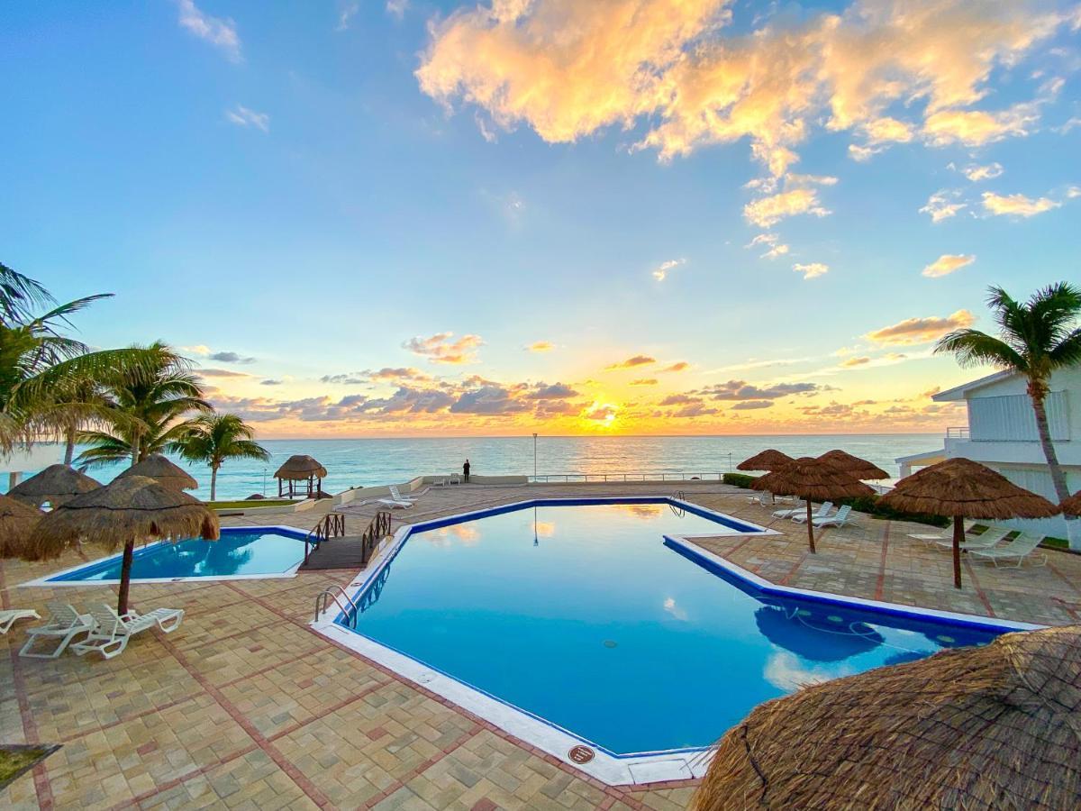 Apartment On The Beach With Terrace Ocean View, Brisas Cancun 01 By Beach & Ocean Apartments エクステリア 写真
