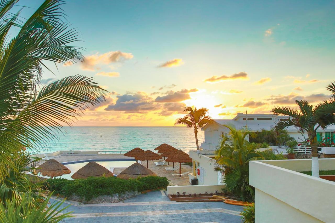 Apartment On The Beach With Terrace Ocean View, Brisas Cancun 01 By Beach & Ocean Apartments エクステリア 写真